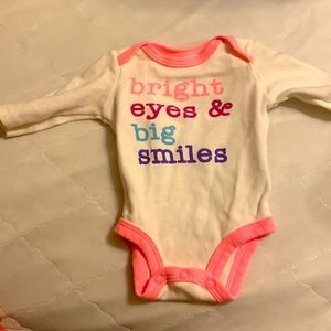 Newborn onesie, never worn